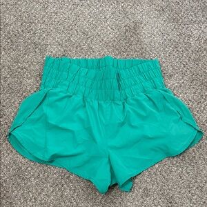 Avia High-Waisted Teal Shorts